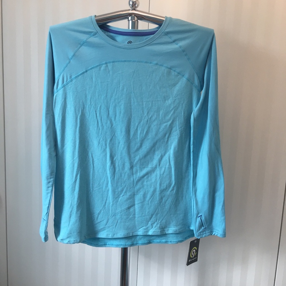 NWT Champion blue long sleeve Size XL girl or XS women